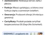Grajewo ogłoszenia: Sprzedam nowy masażer do ramion i szyi 3w1 - zdjęcie