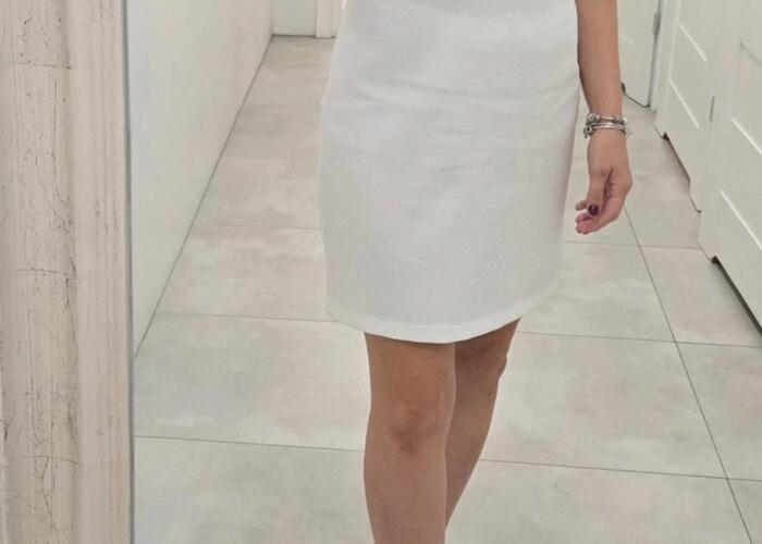 Grajewo ogłoszenia: Sprzedam biala sukienke rozmiar 36. Stan bardzo dobry, raz...